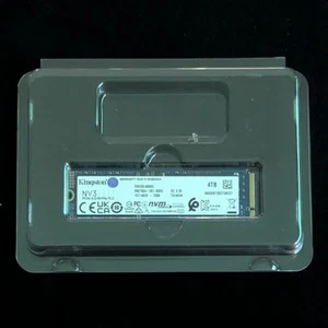 Disque SSD interne Kingston NV3 4 To M.2 NVMe SSD PCIe Gen 4.0 2280 - Photo 1/2