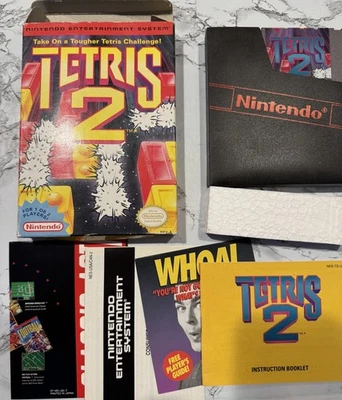 Tetris 2 (Nintendo Entertainment System, 1993) CIB & Tested - Image 1 of 4
