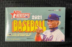 2021 TOPPS HERITAGE HI NUMBER HOBBY FACTORY SEALED 1 AUTOGRAPH OR RELIC PER BOX - Picture 1 of 2