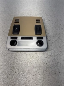 BMW E82 E90 E84 FRONT OVERHEAD DOME READING LIGHT SUNROOF SWITCH BEIGE OEM 75K - Picture 1 of 11