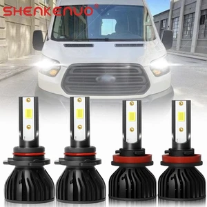 4X LED Headlight Bulbs High Low Beam for 2015-2022 Ford Transit-150 250 350 Van - Picture 1 of 11