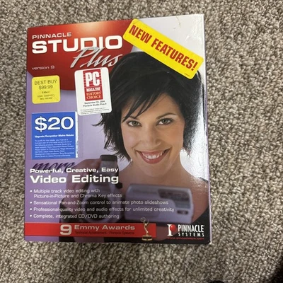 Pinnacle Studio Plus Version 9 New Never Used - Image 1 of 4