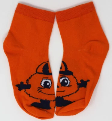 Calcetines Syracuse Naranja NCAA Naranja con Mascota 1/4 Cuarto Niños Jóvenes *Talla Juvenil Foto 1 de 4