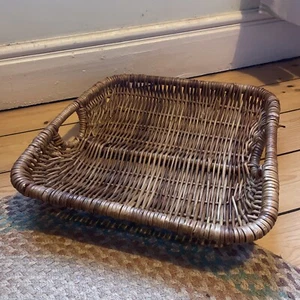 Vintage Wicker Bread Basket Tray - Picture 1 of 14