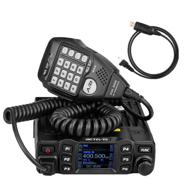 Retevis RT95 Dual Band 200CH UHF VHF Ham Mobile Radio Transceiver