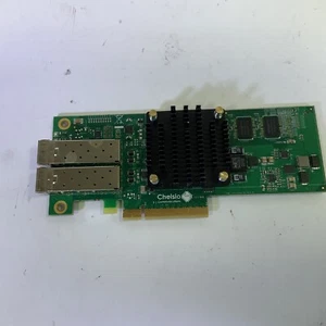 Dell 0TXWVV Dual 2-Port 10GB Ethernet Adapter CHELSIO MSIP-REM-CC2-T520 - JJ Q4B - Afbeelding 1 van 7