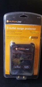 Protector contra sobretensiones Alphaline 3 salidas 1080 julios protección contra sobretensiones - Nuevo - Imagen 1 de 4