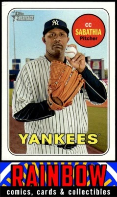 2018 Topps Heritage #248 CC Sabathia - Image 1 of 2
