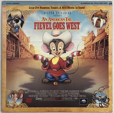 An American Tail Fievel Goes West Laserdisc Foto 1 de 4