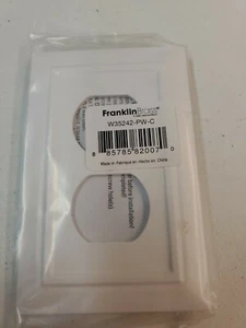 5 pack Franklin Brass W35242-PW Pure White Architect Single Duplex Cover(HH0) - Picture 1 of 1