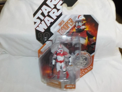Star Wars SHOCK TROOPER Action Figure Coin 30th Anniversary Saga Legends c2 Cover