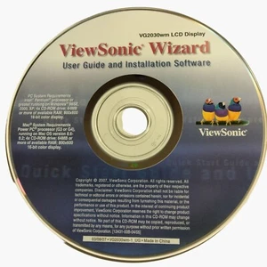 ViewSonic Wizard User Guide and Installation 2007 CD - Picture 1 of 1