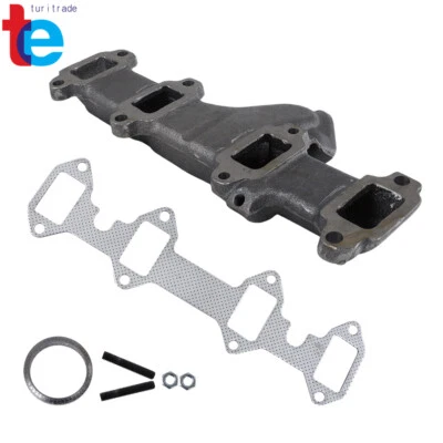 Colector de escape izquierdo para 73-76 Ford F-100/150/250/350 5,9/6,4 L con kit de junta Foto 1 de 4