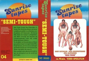 SEMI-TOUGH (1) / DUTCH VIDEO SLEEVE / SUNRISE VIDEO LABEL - Picture 1 of 1