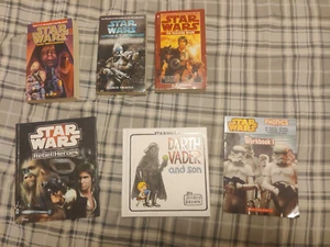 LOT OF 6 STAR WARS BOOKS * PAPERBACK/HARDCOVER - Picture 1 of 2