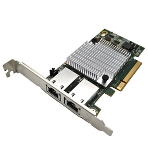 For Intel X540-T2 10G Dual RJ45 Port PCI-Express Ethernet Network Adapter Card - Picture 1 of 14