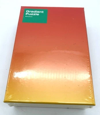 Rompecabezas degradado rojo a amarillo de Bryce Wilner nuevo en paquete 500 piezas sellado Foto 1 de 4