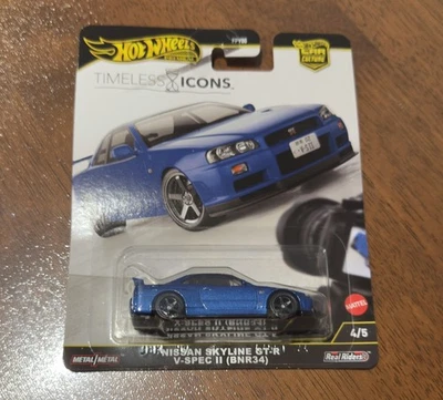 Hot Wheels Car Culture Timeless Icons Nissan Skyline R34 Gtr