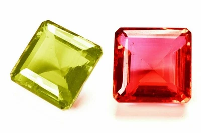 114 Cts.  Alexandrite Multi Color Change Emerald Cut Certified Gemstone - Image 1 of 4