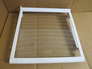 Estante de vidrio para refrigerador Whirlpool con deslizadores parte # 2174045 - Imagen 1 de 3