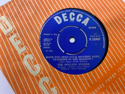 THE ROLLING STONES - Have You Seen Your Mother Baby  IRISH PRESS 7" 1966 IRELAND - Image 1 of 4