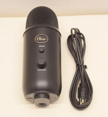 Blue Yeti USB Microphone Condenser Microphone A00132 - Black - NO STAND/MOUNT - Image 1 of 4