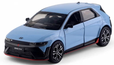 Hyundai IONIQ 5 N escala 1:38 modelo de brinquedo fundido carro puxar para trás colecionável novo - Imagem 1 de 4