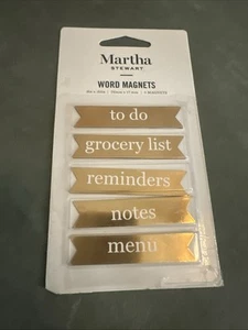 Pack de 5 imanes bandera oro martha stewart. 3”x 0,65 pulgadas. Nuevo en embalaje. - Imagen 1 de 7