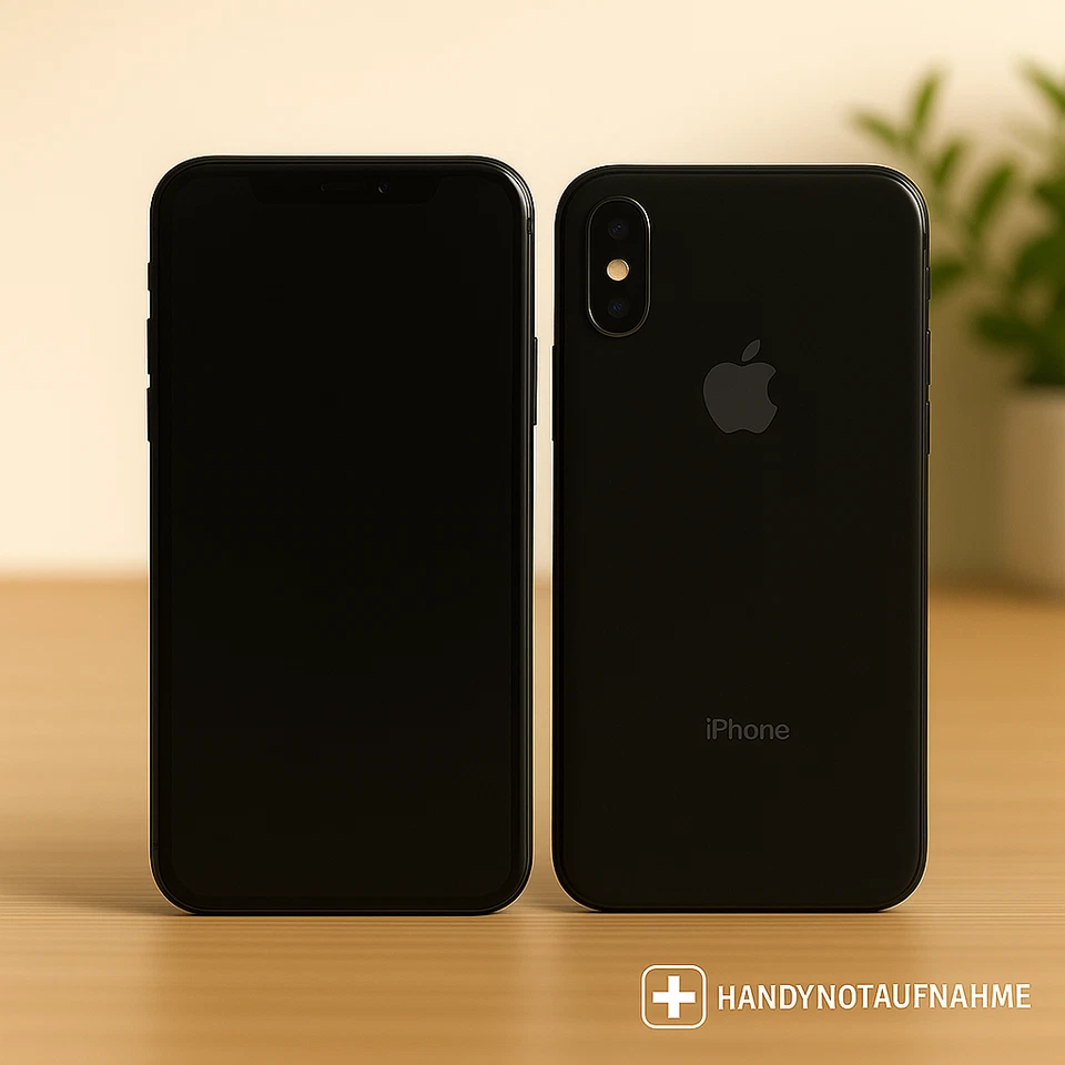 APPLE IPHONE X - 64GB - SCHWARZ - HÄNDLER - RECHNUNG - 100% BATTERIE - GUT - Bild 1 von 1