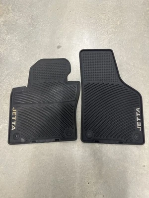 05-18 VW Jetta Mk5 Mk6 Front Driver Floor Rubber Monster Mats Set Oem Sportwagen - Image 1 of 4