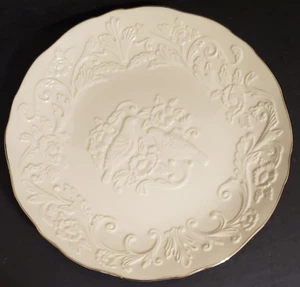 Lenox The Wedding Promise Anniversary Plate Platinum Trim 12 3/4" - Picture 1 of 9