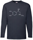 T-shirt z długim rękawem Adrenalina Molecule Lifting chemik chemia formuła chemiczna nerd