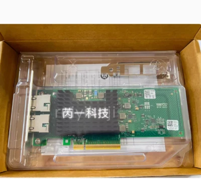 Dell 01WYFT 0HD44M Intel X710-T2L Dual Port 10GbE Base-T PCIe x8 Network Adapter - Image 1 of 2