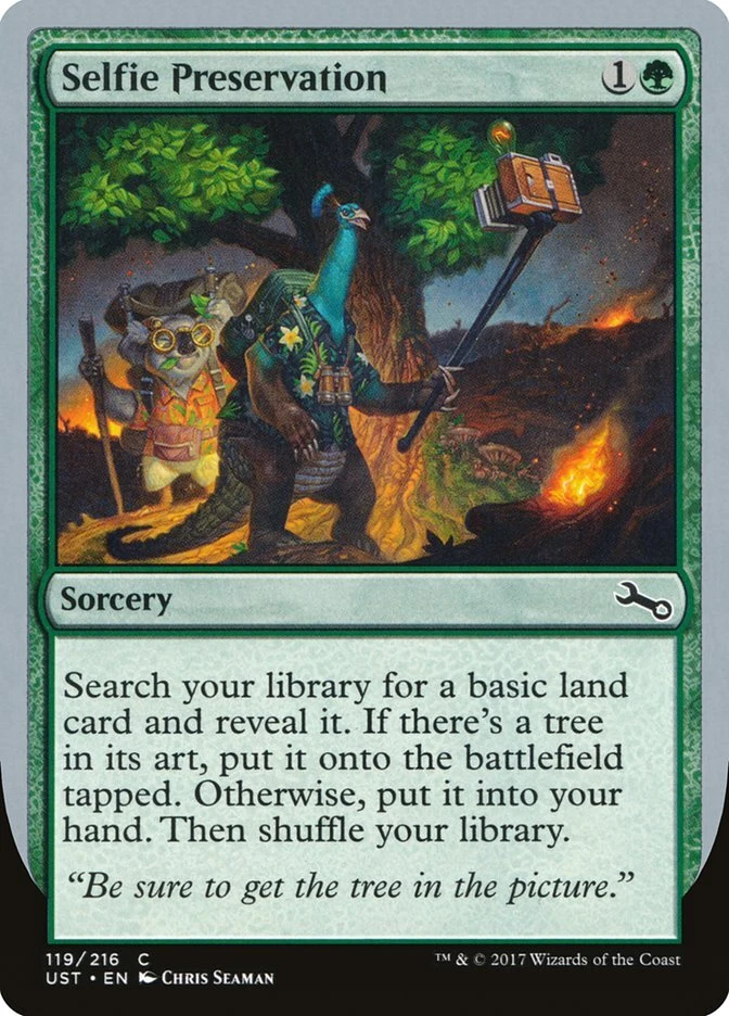 Magic the Gathering (mtg): UST: Selfie Preservation  (x 4) - Image 1 of 1