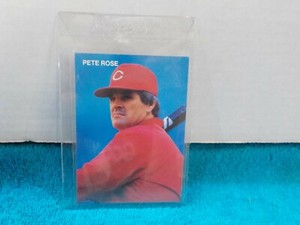 1986 Pete Rose Photo Card by Scott Cunningham