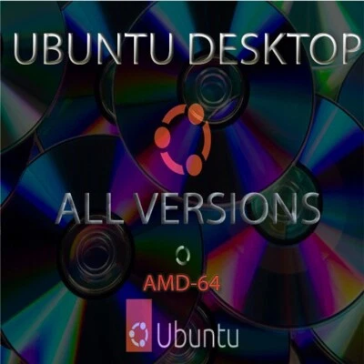 Ubuntu Desktop DVD Installer ALL VERSIONS 30 DVD AMD64 USA SAME DAY - Image 1 of 4