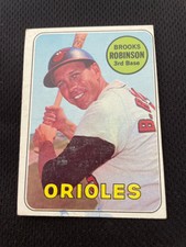 BROOKS ROBINSON 1969 TOPPS BALTIMORE ORIOLES CARD #550 BASEBALL CARD
