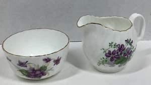 Vintage Adderley Creamer And Sugar Bowl Set - Picture 1 of 4