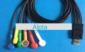 Compatible Schiller MT200 6lead Holter Ecg Cables - Picture 1 of 2