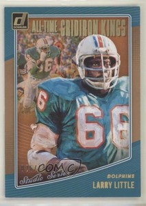 2018 Panini Donruss All-Time Gridiron Kings Studio Series /100 Larry Little HOF