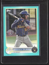 2022 Topps Pro Debut #PD-6 Jeferson Quero /75 Aqua