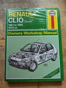 *N.O.S* Renault Clio Mk1 1.9 Diesel (1991-1995) Haynes Owners Workshop Manual - Picture 1 of 3