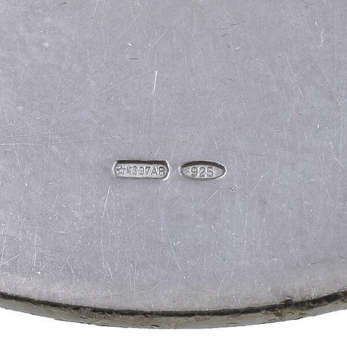 Ciondolo Ciondolo Etichetta Cane Argento 925 Catena Sfera Gucci Piastra Accessorio Ciondolo