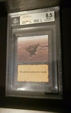 BETA SINKHOLE BGS GRADED 8.5 BGS MAGIC THE GATHERING MTG