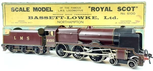 BASSETT LOWKE 3-RAIL LMS #6100 "ROYAL SCOT" RUNS WELL VGC BOXED O-SCALE(AM) - Picture 1 of 24