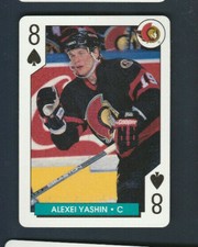 1995-96 Bicycle Sports Collection NHL Hockey Aces Alexei Yashin