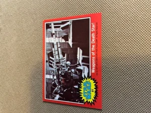 Trading Cards 1977 Star Wars Card number 81 Weapons of the Death Star - Picture 1 of 2