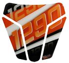 Motorcycle Gel Tank Pad with Lettering Orange Compatible for KTM 1290 Super Duke R
