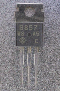Hitachi 2SB857 B857 PNP transistor TO-220AB 50V 4A - Foto 1 di 1