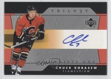 2005-06 Upper Deck Trilogy Scripts Chuck Kobasew #SFS-CK Auto